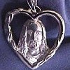 Jesus in my Heart - Sterling Silver Pendant & 18” Chain